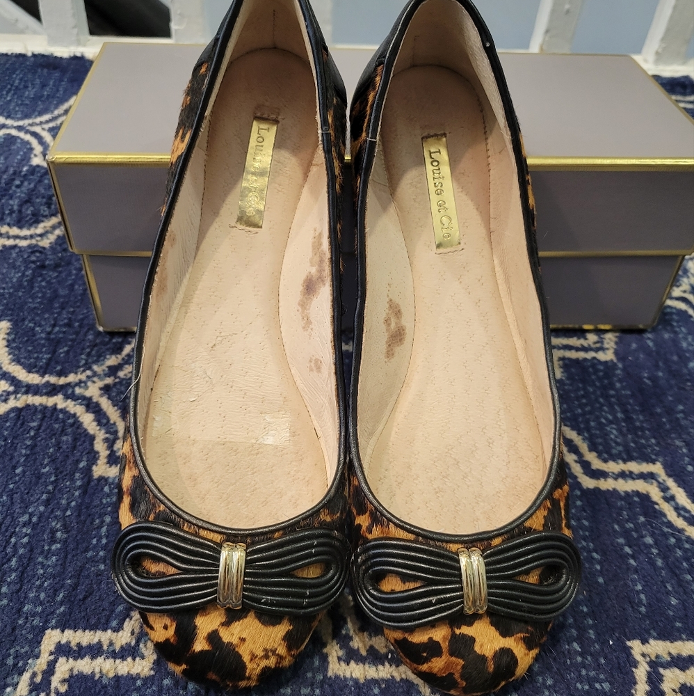 Louise et Cie calf hair Barry flats